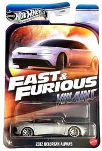 Hot Wheels 2022 DeLorean Alpha 5 Fast & Furious 5/5 1:64 modellino auto giocattolo - Foto 1 di 13