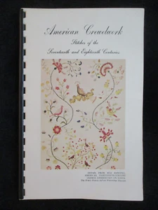 American Crewelwork Stiche des 17. & 18. Jahrhunderts von Layton et al SB 1971 - Bild 1 von 3