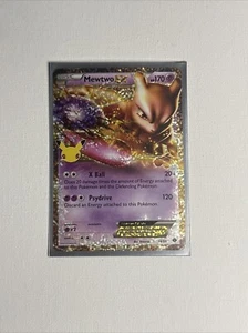 Pokémon Mewtwo EX 54/99 Epée & Bouclier Célébrations 25th Anniversary - Picture 1 of 8