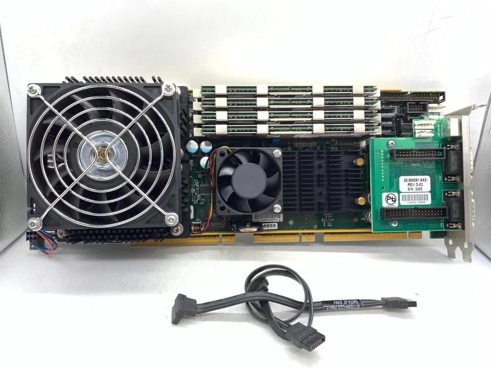 Trenton MCXT/2.33QK Processor Board 2x Xeon E5345 2.33GHz 92-506391-XXX - Image 1 of 4