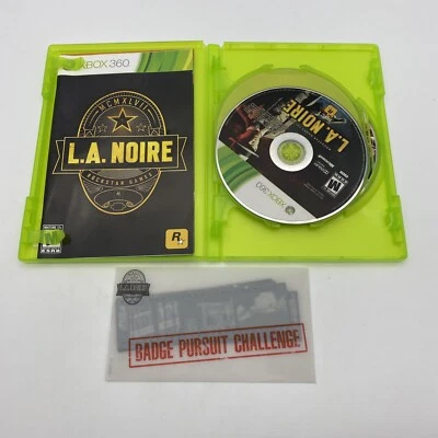 L.A. Noire Xbox 360 Game 3 Disc Complete With Manual & Film Strips Tested - Image 1 of 4