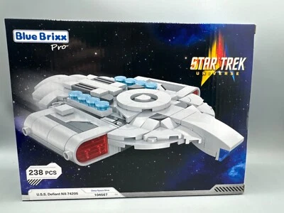 Blue Brixx Pro Star Trek U.S.S. Defiant NX 74205 NEU/OVP 104567