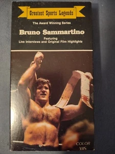 Vintage VHS Band WWF Bruno Sammartino Greatest Sports Legends Wrestling 1985 - Bild 1 von 4