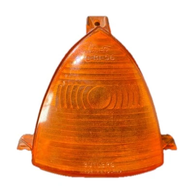 FORD CONSUL MK II 1956-59/2 TAIL LIGHT LENS AMBER #204E-13329-A - Image 1 of 4