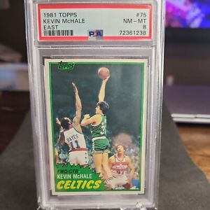1981 Topps Basketball East #75 Kevin McHale Celtics RC Rookie HOF PSA 8 NM-MT