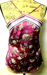 New 2 Pc. Backless Tie Back Top + Shorts Pajama Lounge Set Floral Women's S NWT - Picture 1 of 12