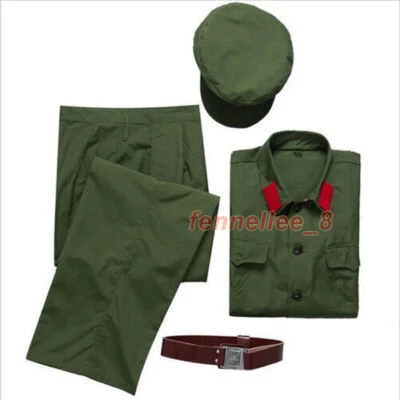 1960's Chinese People's Liberation Army Officer Mao Cadre Green Uniform Vintage - Image 1 of 4