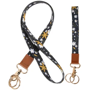 1 Set Portable Women Wristlet Lanyard ID Badge Holder Lanyard Wrist Lanyard - Zdjęcie 1 z 12