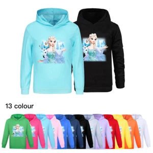 Girls Kids Kuromi Print Hoodie Top Sweatshirt T-shirt Jumper Pullover Gifts - Picture 1 of 17