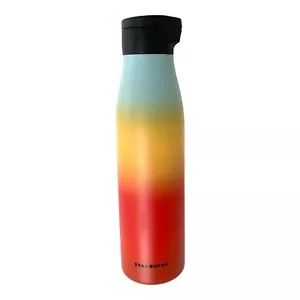 Starbucks Rainbow Ombre Edelstahl Becher Wasserflasche 20 Unzen Magnetdeckel - Bild 1 von 9