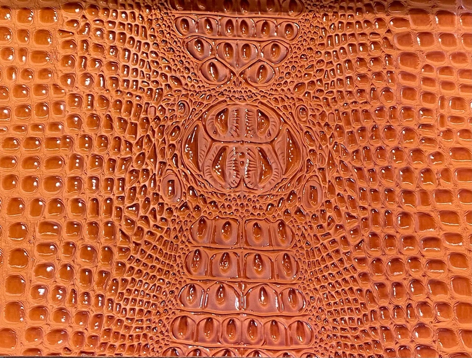 Swamp 3D 鳄鱼纹压花皮革人造乙烯基假内饰服装包  — 第 1/3 张图片