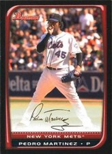 2008 Bowman #195 Pedro Martinez New York Mets HOF