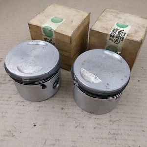 Norton Commando Atlas 750 Hepolite Pistons NOS, 06-3348 06-3349 19145A +0.060 - Picture 1 of 2