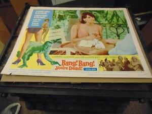 BANG BANG YOU'RE DEAD 1966 SENTA BERGER 11X14" LOBBY CARD N8205