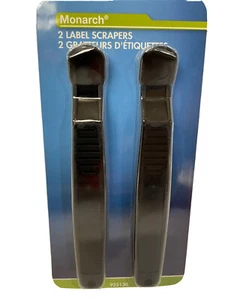 Monarch Scrapers 1 pack Tool for scraping labels off of packages Total 2 - Picture 1 of 3