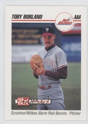 1992 SkyBox Pre-Rookie AAA Packs Toby Borland #217 - Image 1 of 2