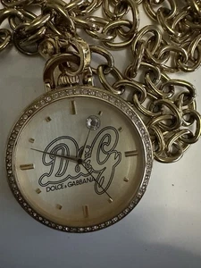 Dolce & Gabbana in Gold Kneck Chain Watch Superb Condition check my other item - Picture 1 of 8