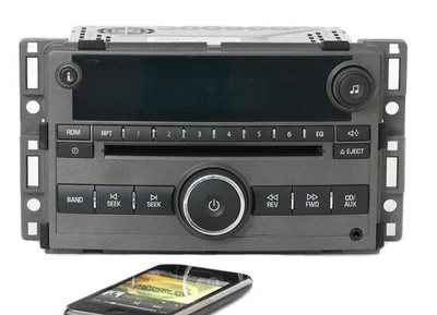 2006-07 Chevy HHR AM FM Radio CD Player Aux Input & Bluetooth Music PN 15832812 - Image 1 of 4