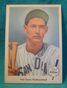 1959 Fleer #6-Baseball's Greatest-Ted Williams-Ted Turns Professional - Picture 1 of 2
