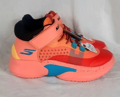 Skechers Skx Court Hype Hooper Hero Niños Pequeños Zapatos Talla 12 Naranja NUEVO  Foto 1 de 4