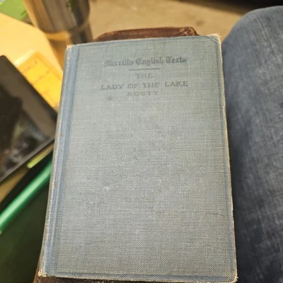 The Lady of The Lake By Sir Walter Scott Merrill's EngTexts (1912, Hardcover) Foto 1 de 3