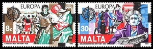 MALTA 1982 Europa 2v MNH** - Imagen 1 de 1