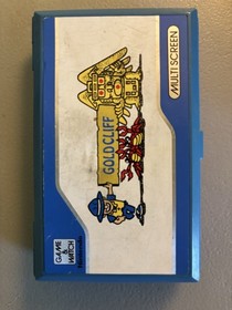 Nintendo Game And Watch Gold Cliff MV-64 Multiscreen 1988 Tested Works Extra Bat