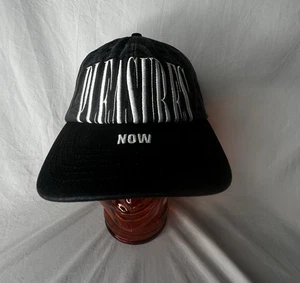 Pleasures Black Denim 6-Panel Embroidered Starpback Dad Hat - Picture 1 of 6