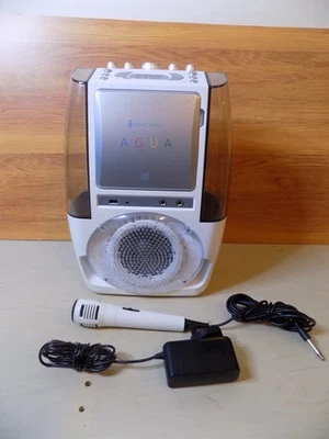 Singing Machine Agua Water Fall Effect Karaoke Player SML605W Lights - Image 1 of 4