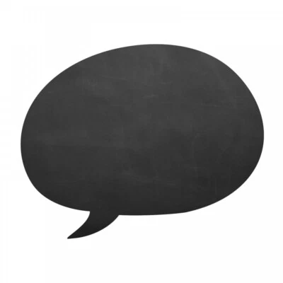 008 Sprechblase selbstkleb. Tafelfolie/ Kreidefolie inkl. 3 Stück Kreide 750x600 - Bild 1 von 4