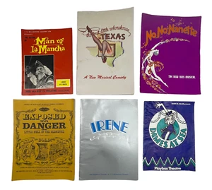 Australian Musical Theatre Program Souvenir Books x 6 1960s 1970s Vintage - Bild 1 von 11