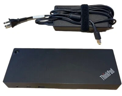 Lenovo ThinkPad Thunderbolt 3 Dockstation Typ 40AC DBB9003L1 + 135W AC Adapter - Bild 1 von 3