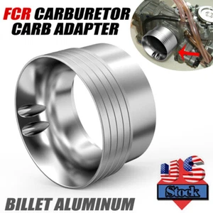 For Honda 2006 + TRX450ER / CRF450R Keihin FCR Carburetor Carb Adapter Aluminum - Picture 1 of 12