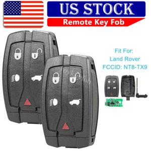 2 For 2008 2009 2010 2011 2012 Land Rover LR2 Remote Key Fob NT8-TX9 5 Buttons - Picture 1 of 8