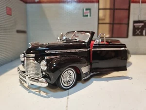 Chevrolet Special Deluxe Hotrider Cabrio 1941 1:24 Diecast Scale Model Black - Picture 1 of 9