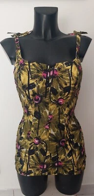 Authentique Maillot De Bain Neuf  Vintage  1950s 1960s Original  Made In France  - Photo 1/4