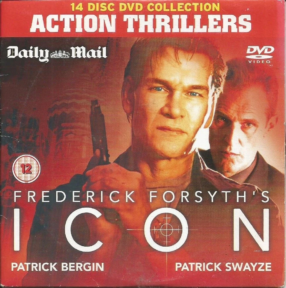 ICON - ACTION ADVENTURE - PATRIK SWAYZE - DAILY MAIL PROMO DVD - Image 1 of 2