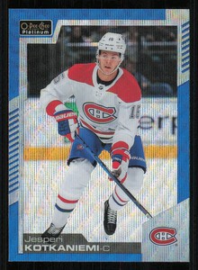 2020-21 O-Pee-Chee Platinum Blue Surge #56 Jesperi Kotkaniemi