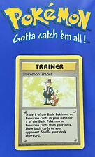 🔥 Pokemon trader 77/102 🔥 Original Rare trainer Base set Pokemon Card 1999