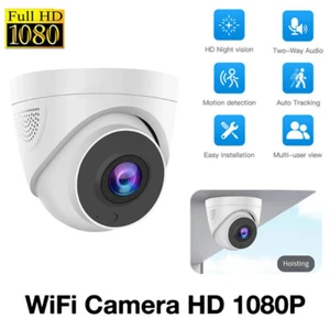 Outdoor Indoor Camera HD 1080P Wifi Dome Surveillance Home Security Night Vision - Picture 1 of 10