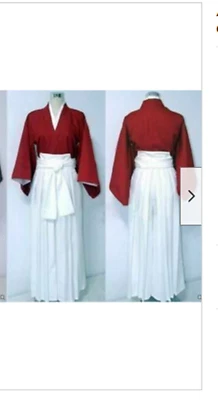 Anime Japanese Style Rurouni Cos Kenshin Kenshin Himura Cosplay Costume - Image 1 of 4