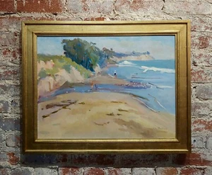 Joan Milligan - Goleta Beach - schönes kalifornisches Ölgemälde   - Bild 1 von 9