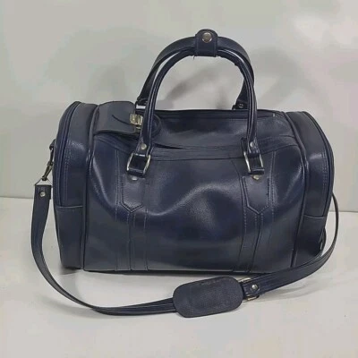 Bolso de mano American Tourister 1986 vintage equipaje vinilo bolsa de lona con correa Foto 1 de 4