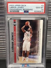 2003 Upper Deck Lebron James Phenomenal Beginning #3 PSA 10