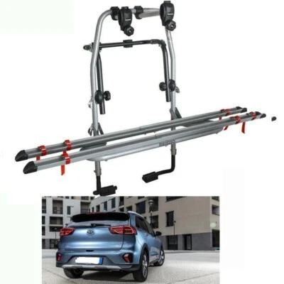 PORTABICI POSTERIORE 2 BINARI PER KIA NIRO ANNO 2022 PER 2 BICI UOMO DONNA MB - Immagine 1 di 3