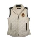Polo Ralph Lauren Crested Equestrian Quilted Gilet Brand New Without Tags Cream