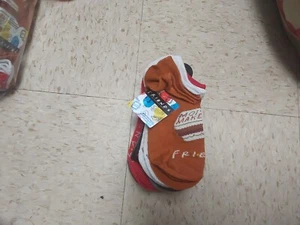 Nwt Warner Bros Womens Ankle Socks O/S "Friends" "Thanksgiving" 10 Pr - Picture 1 of 2