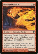 FOIL Flaring Flame-Kin | MtG Magic Conspiracy | English | Near Mint