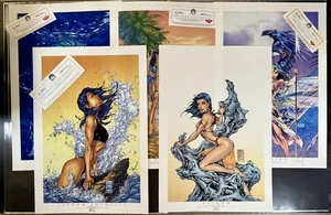 LOT OF 5 FATHOM / SOULFIRE 13x19 LIMITED PRINTS MANY SIGNED/COA - Picture 1 of 6