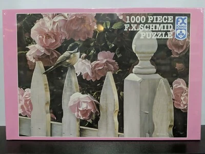 Rompecabezas Schmid "Millie's Garden" 1000 piezas - Rosas rosas 20"x27" - ¡Sellado! Foto 1 de 4